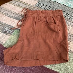 NWT Loft Lacy Earthy Rustic Drawstring Casual Soft Relaxed-Fit Shorts Size XL